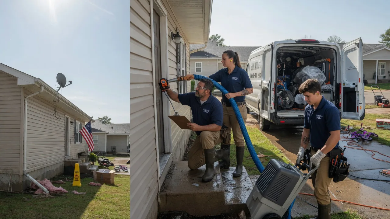 Ceiling Water Damage Restoration in Pontiac, MO near me